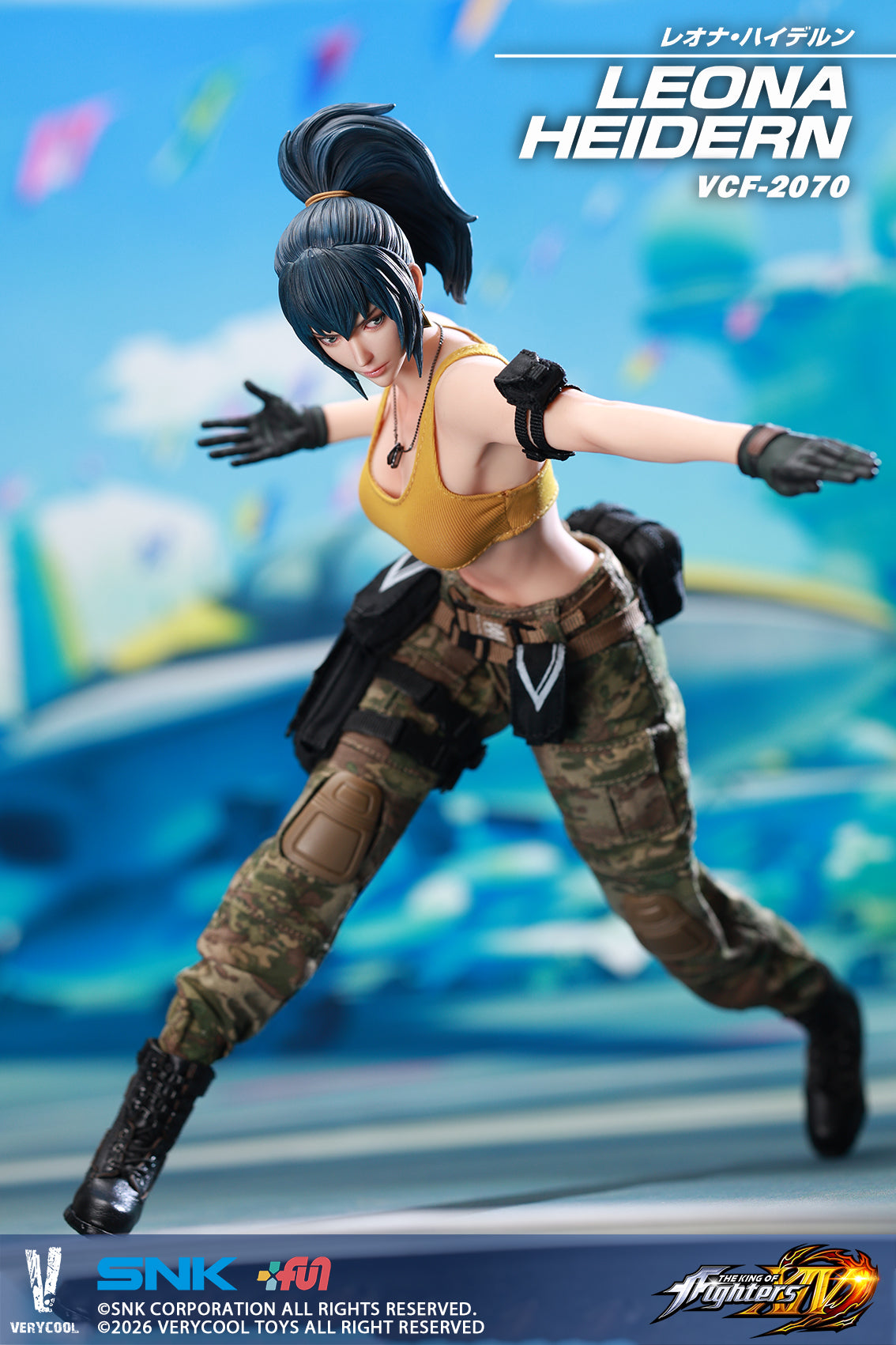 PRE ORDER – 1/6 THE KING OF FIGHTERS XIV LEONA HEIDERN SNK OFFICIALLY LICENSED ACTION FIGURE
