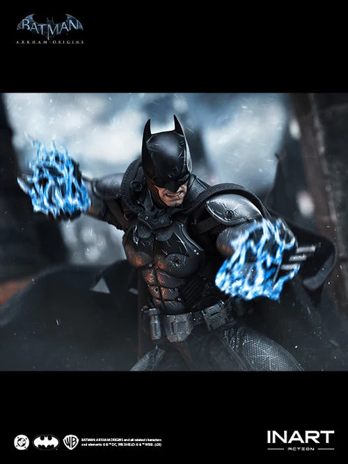 PRE ORDER – BATMAN: ARKHAM ORIGINS – BATMAN (BATTLE DAMAGED VERSION) ACTION FIGURE