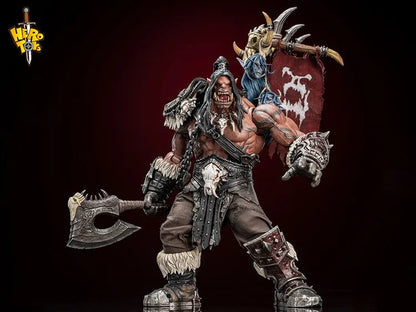 PRE ORDER – 1/10 WORLD OF WARCRAFT - TRIBAL BATTLE SONG - WAR CHIEF - GROMMASH HELLSCREAM ACTION FIGURE