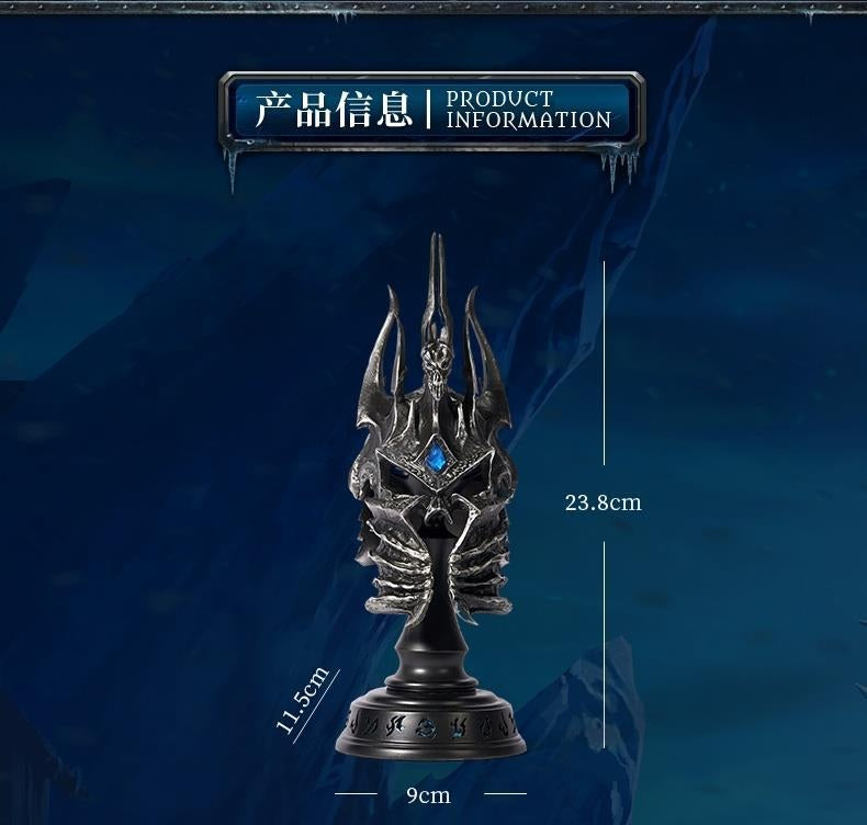 PRE ORDER – BLIZZARD OFFICIAL LICENSED MERCH WORLD OF WARCRAFT HELM OF DOMINATION METAL DESKTOP COLLECTIBLE BLZ011