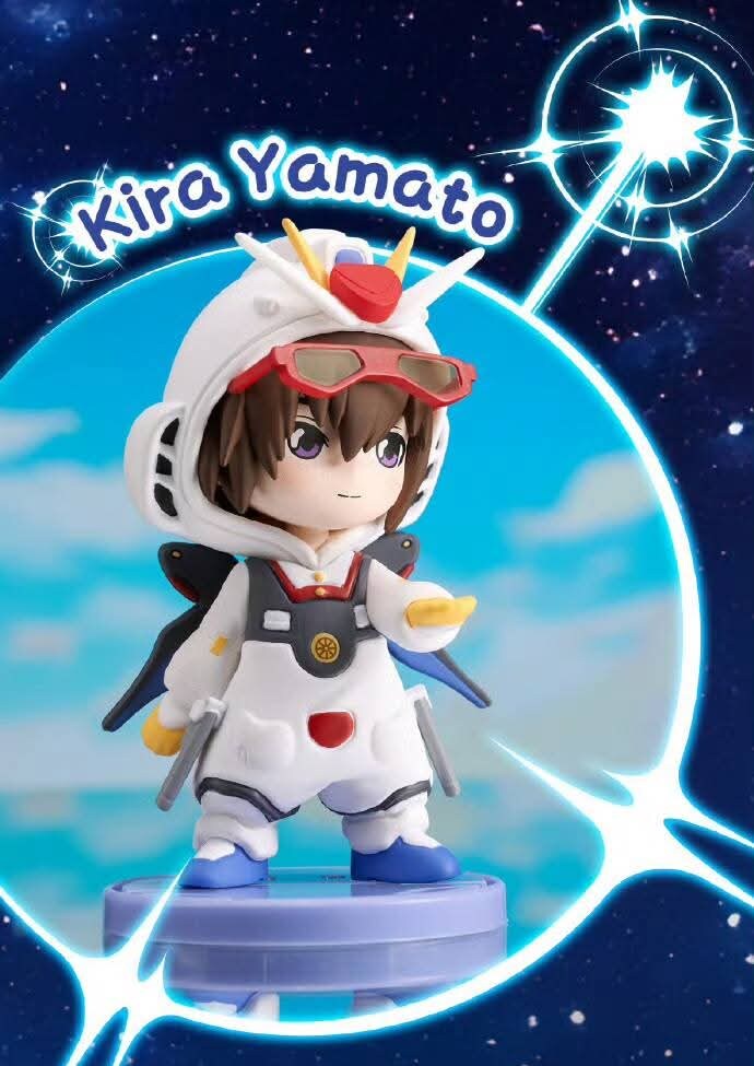 EXTRA – BOX OF 6 – BNFIGURE Q MOBILE SUIT GUNDAM SEED DESTINY PAJAMARS VER.