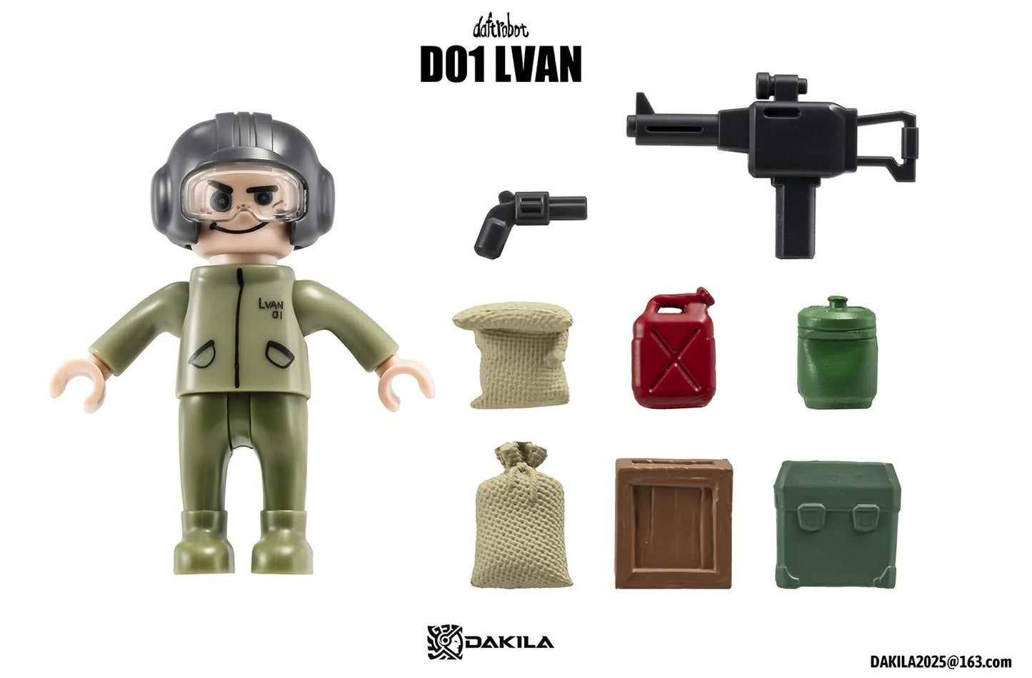 PRE ORDER – DAKILA D01 DAFTBOTS SERIES LVAN
