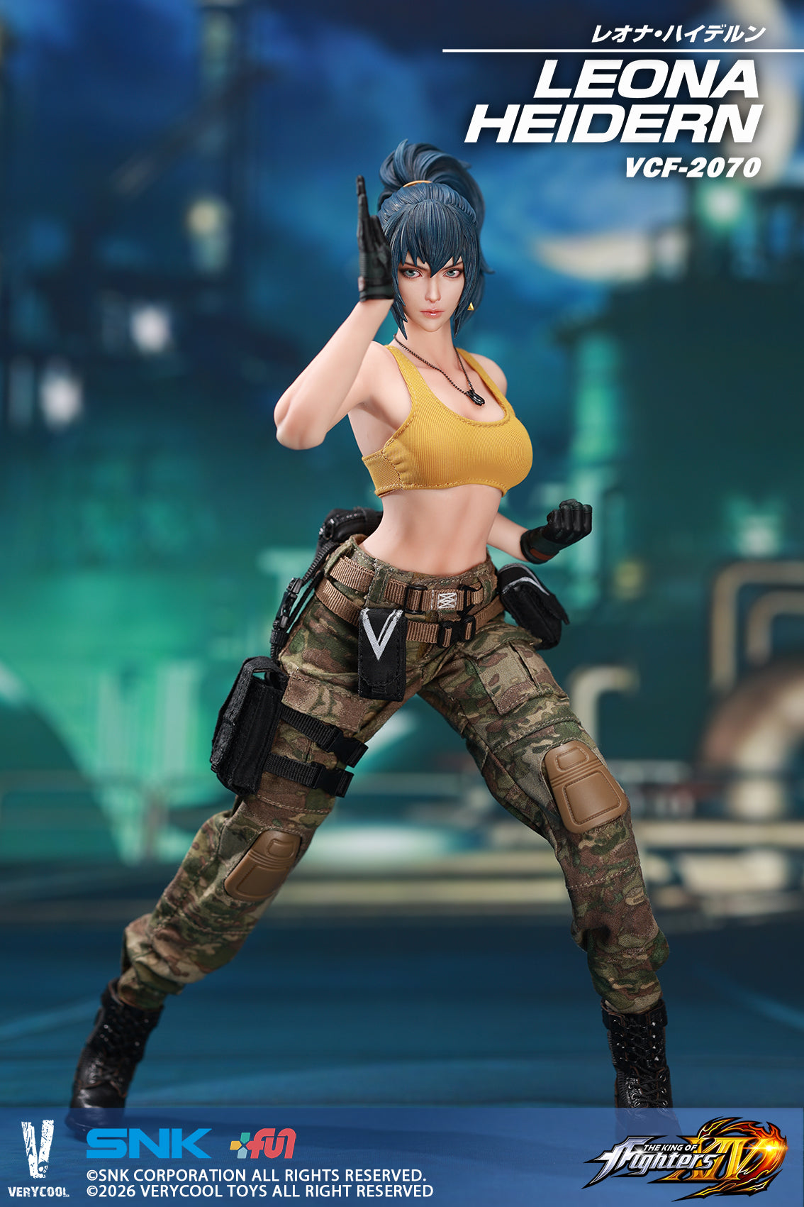 PRE ORDER – 1/6 THE KING OF FIGHTERS XIV LEONA HEIDERN SNK OFFICIALLY LICENSED ACTION FIGURE