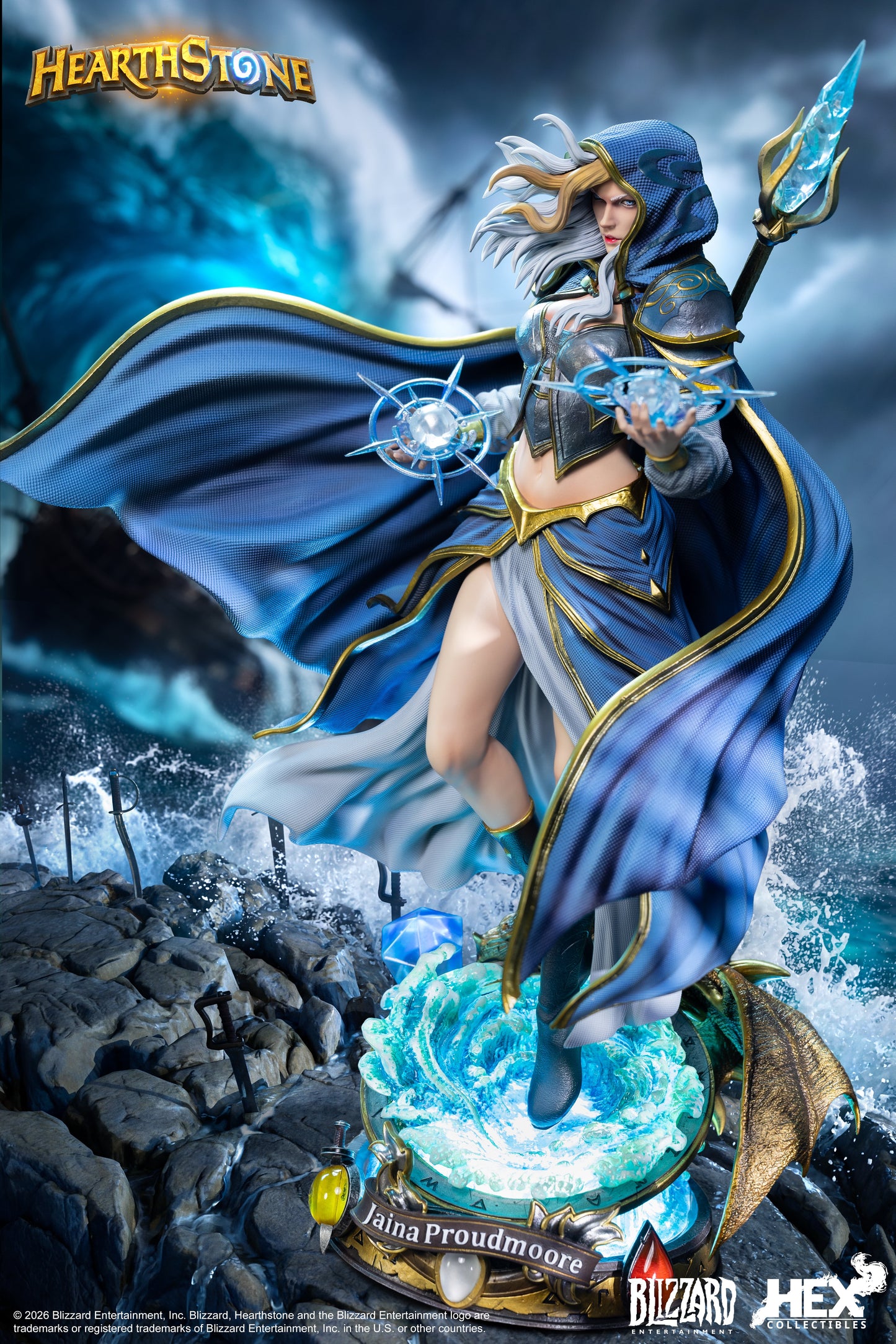 PRE ORDER – 1/6 HEX COLLECTIBLES X BLIZZARD GAMES HEARTHSTONE JAINA PROUDMOORE STATUE HEXHS13