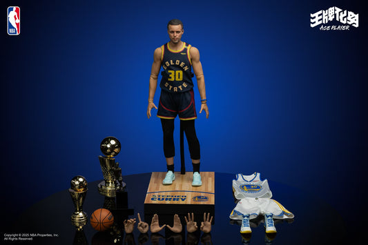 PRE ORDER – 1/6 NBA STEPHEN CURRY ACTION FIGURE STANDARD VER GOAT SERIES-CURRY-B