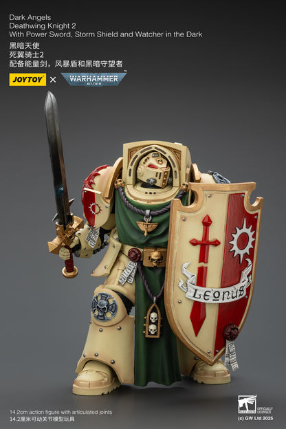 PRE ORDER – 1/18 DARK ANGELS: DEATHWING KNIGHT 2 WITH POWER SWORD, STORM SHIELD AND WATCHER IN THE DARK JT02496
