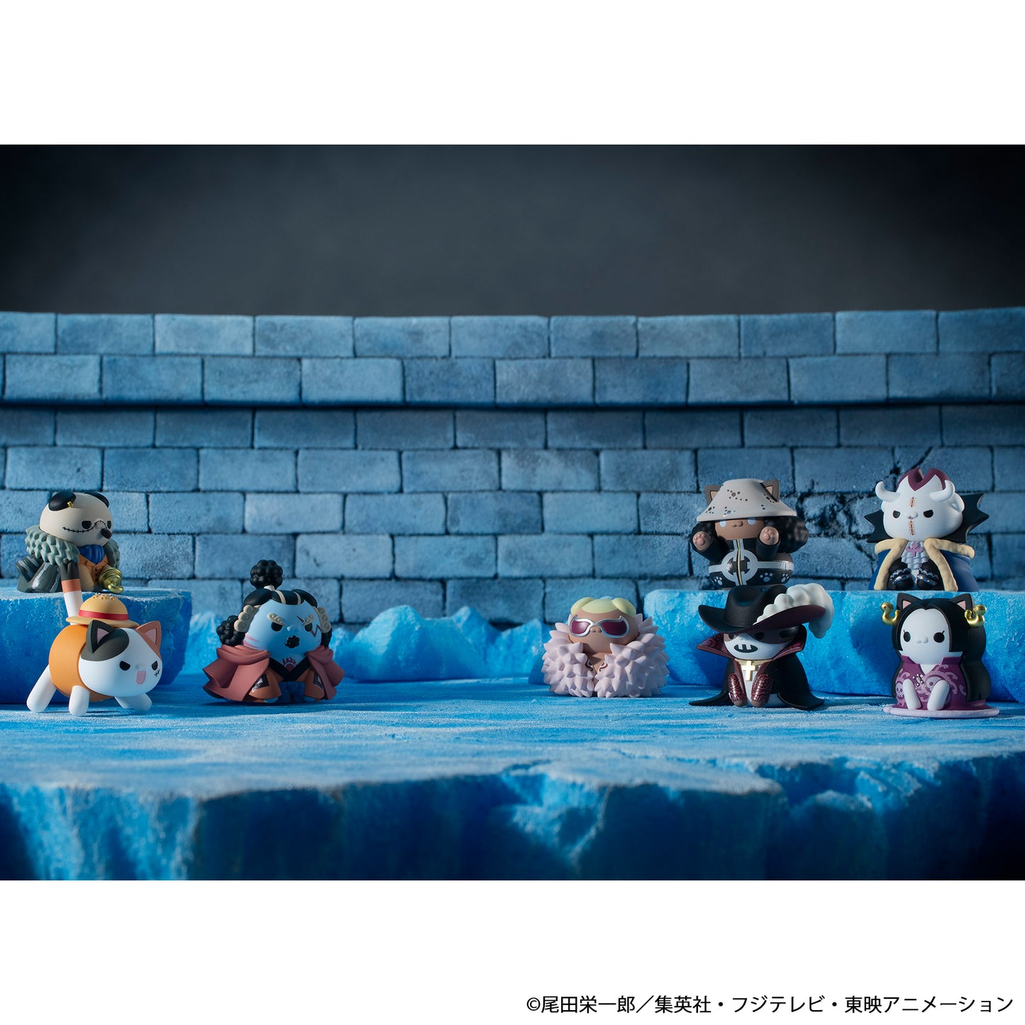 PRE ORDER – MEGA CAT PROJECT ONE PIECE NYAN PIECE NYAN! LUFFY & THE SEVEN WARLORDS OF THE SEA (REPEAT) (BOX OF 8)