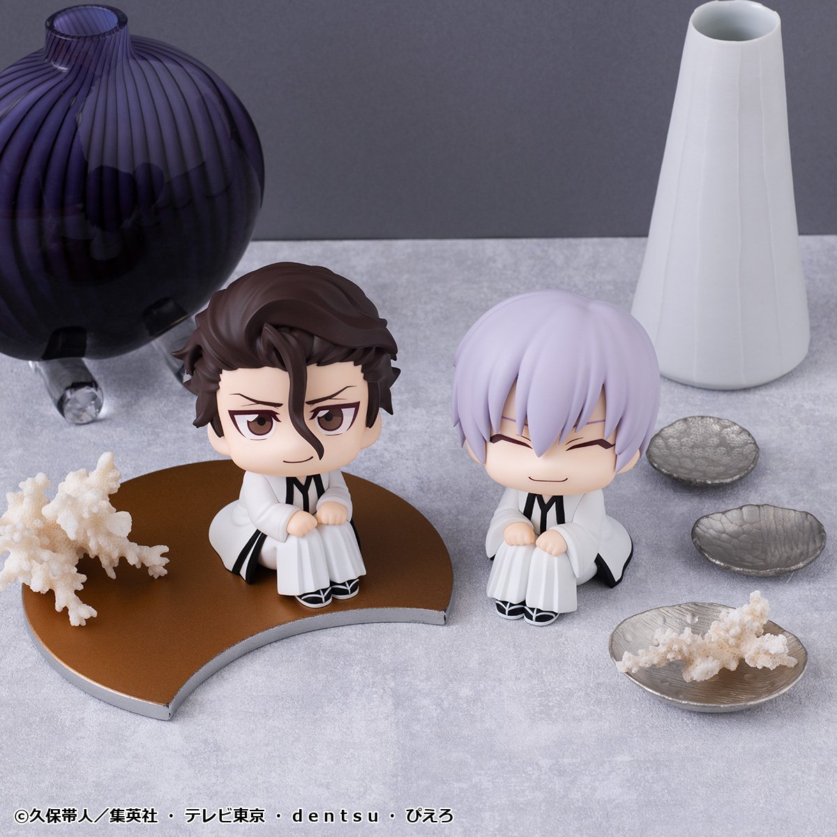 PRE ORDER – LOOKUP TV ANIME BLEACH - SOSUKE AIZEN & GIN ICHIMARU SET (WITH GIFT)