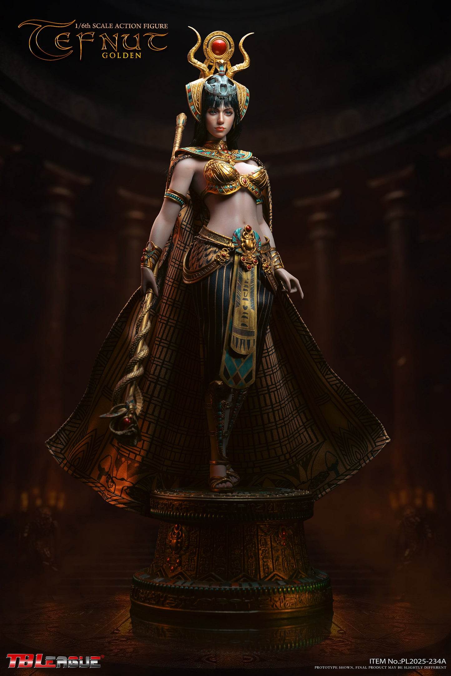 PRE ORDER – TBLEAGUE 1/6 EGYPTIAN GODS: TEFNUT (GOLDEN) PL2025-234A