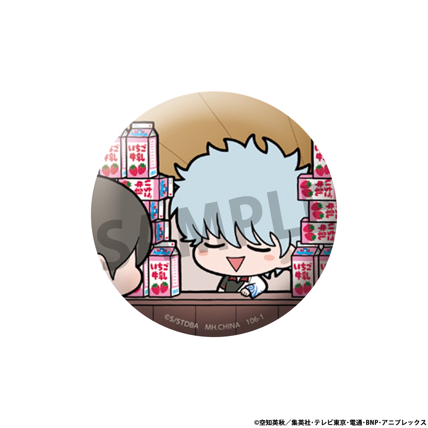 PRE ORDER – METAL BADGE COLLECTION GINTAMA FAMOUS SCENE VER. （REPEAT） (BOX OF 16)