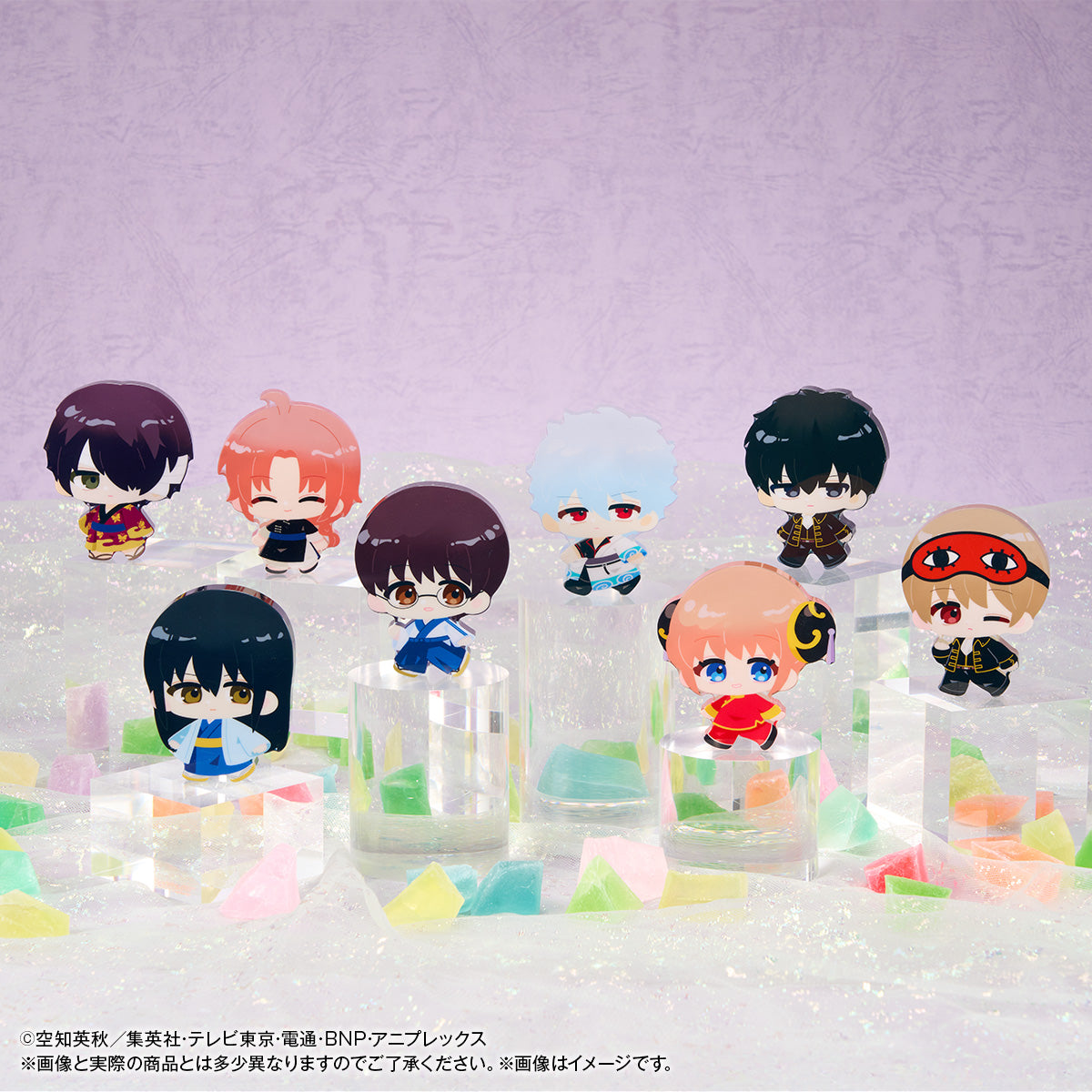 PRE ORDER – KARAKORO CLEAR CANDY FIGURES GINTAMA (SET OF 8)