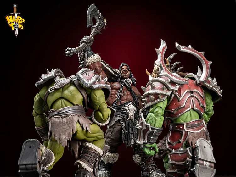PRE ORDER – 1/10 WORLD OF WARCRAFT - TRIBAL BATTLE SONG - WAR CHIEF - GROMMASH HELLSCREAM ACTION FIGURE