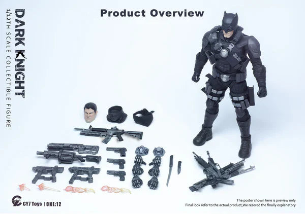 PRE ORDER – CY7 TOYS 1/12 DARK KNIGHT RECOLOR EDITION BATMAN
