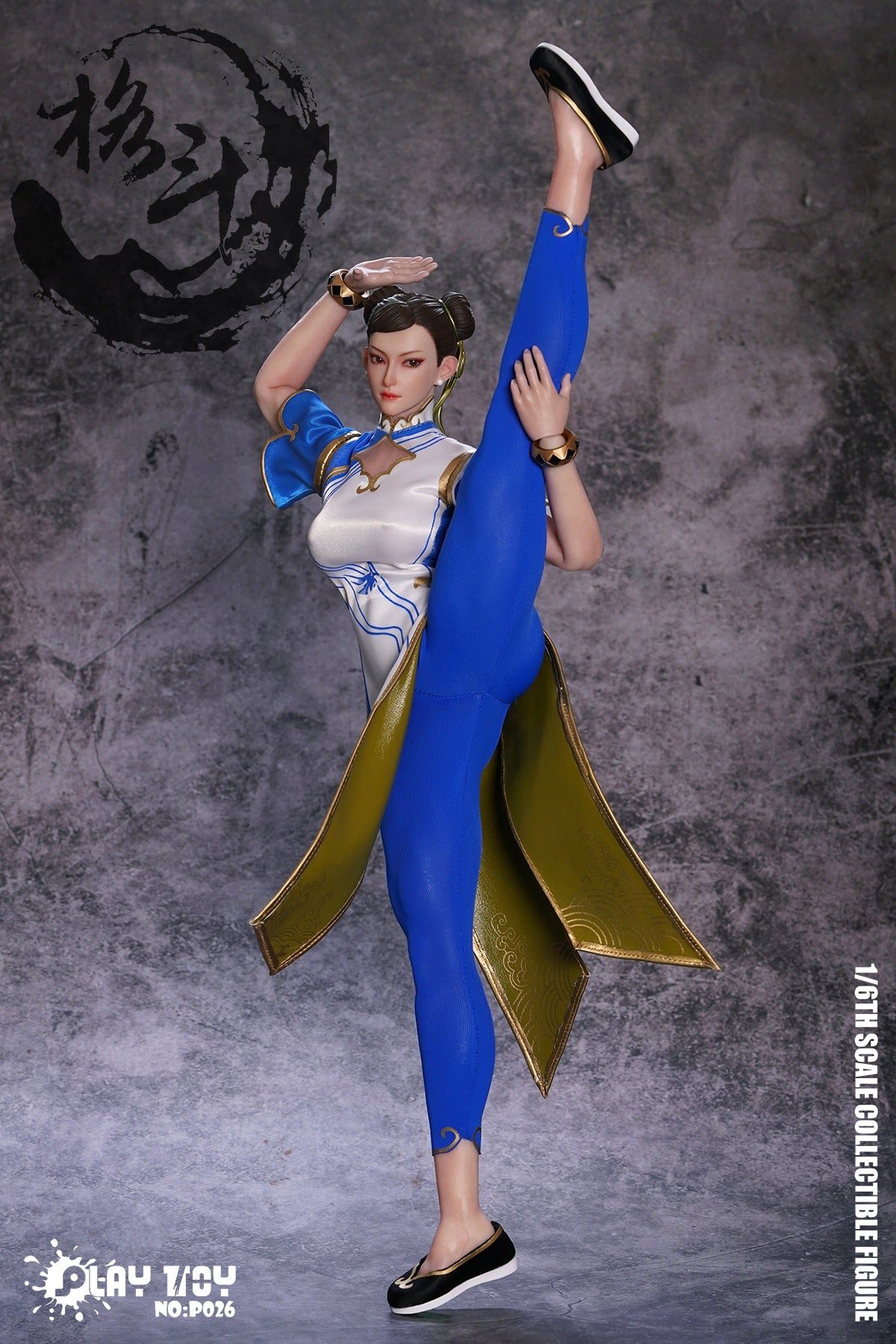 PRE ORDER – 1/6 PLAY TOY FIGHTING GODDESS 6TH GEN P026 - CHUN LI