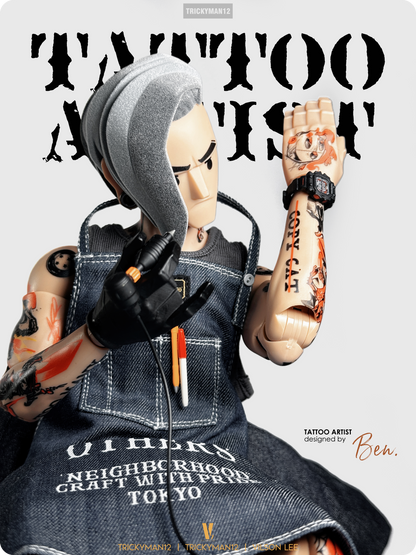 PRE ORDER – 1/6 TATTOO ARTIST 2 SPECIAL EDITION ACTION FIGURE FB-10090-B