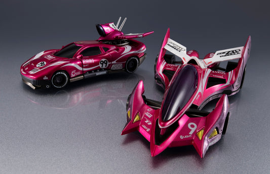 PRE ORDER – CYBER FORMULA COLLECTION - HERITAGE EDITION - FUTURE GPX CYBER FORMULA - PROTO JAGUAR Z-6 & AOI STEALTH JAGUAR Z-7 SET