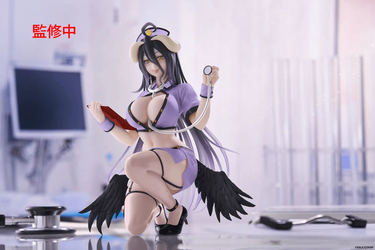 PRE ORDER – OVERLORD - DESKTOP CUTE FIGURE - ALBEDO - NURSE VER. RENEWAL