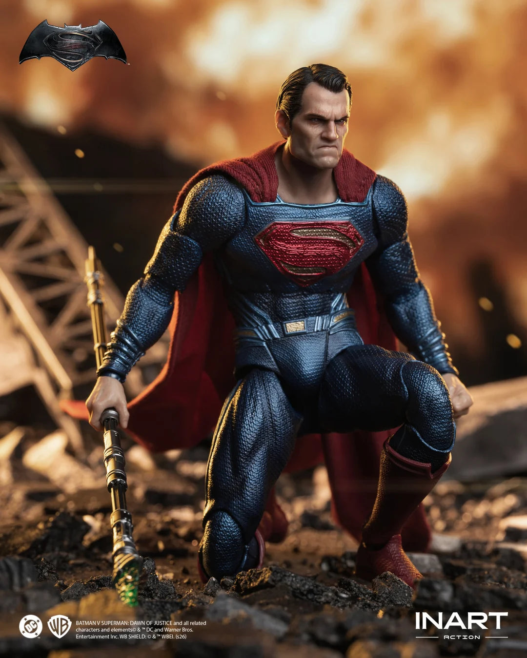PRE ORDER – 1/12 INART BATMAN VS SUPERMAN: DAWN OF JUSTICE - SUPERMAN HG-M0005
