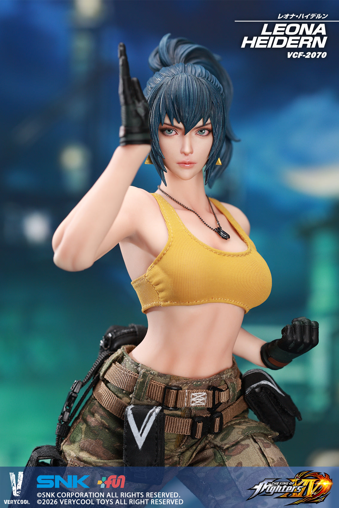 PRE ORDER – 1/6 THE KING OF FIGHTERS XIV LEONA HEIDERN SNK OFFICIALLY LICENSED ACTION FIGURE