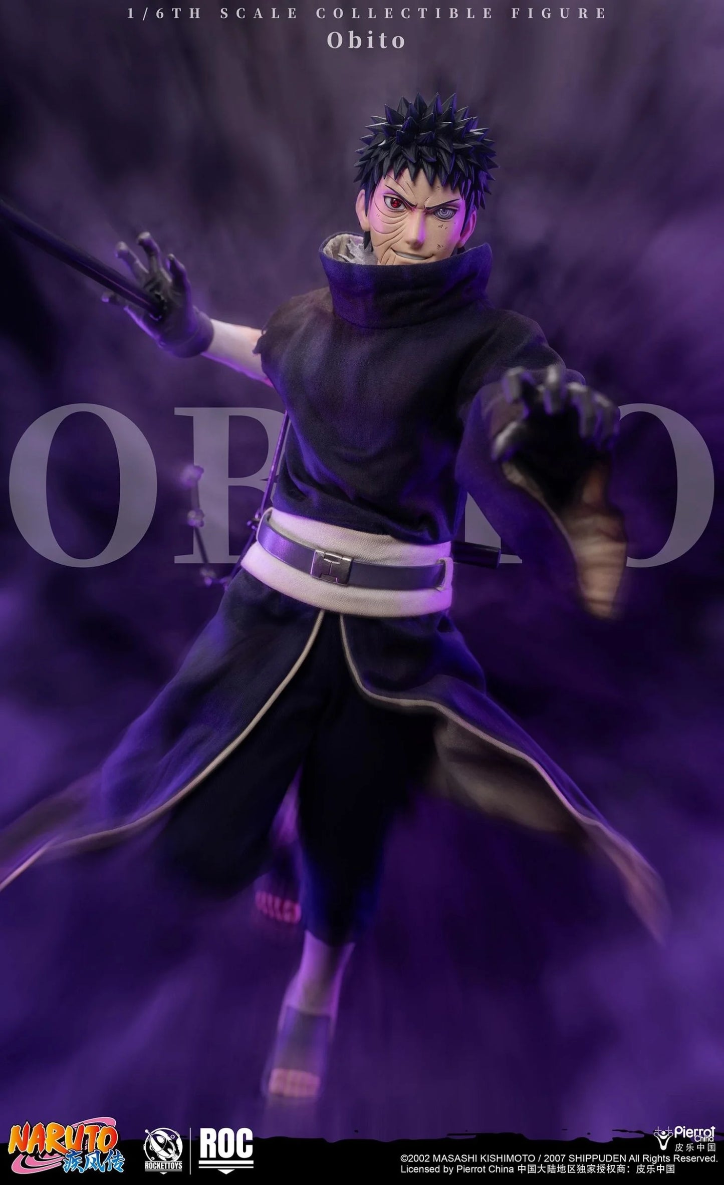 PRE ORDER – ROCKETTOYS ROC-022 1/6 NARUTO SHIPPUDEN OBITO