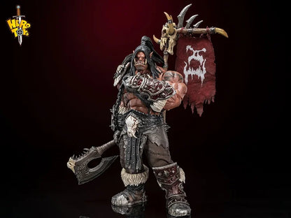 PRE ORDER – 1/10 WORLD OF WARCRAFT - TRIBAL BATTLE SONG - WAR CHIEF - GROMMASH HELLSCREAM ACTION FIGURE