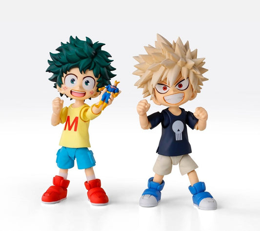 PRE ORDER – S.H.FIGUARTS MY HERO ACADEMIA - IZUKU MIDORIYA＆ KATSUKI BAKUGO - CHILDHOOD SET