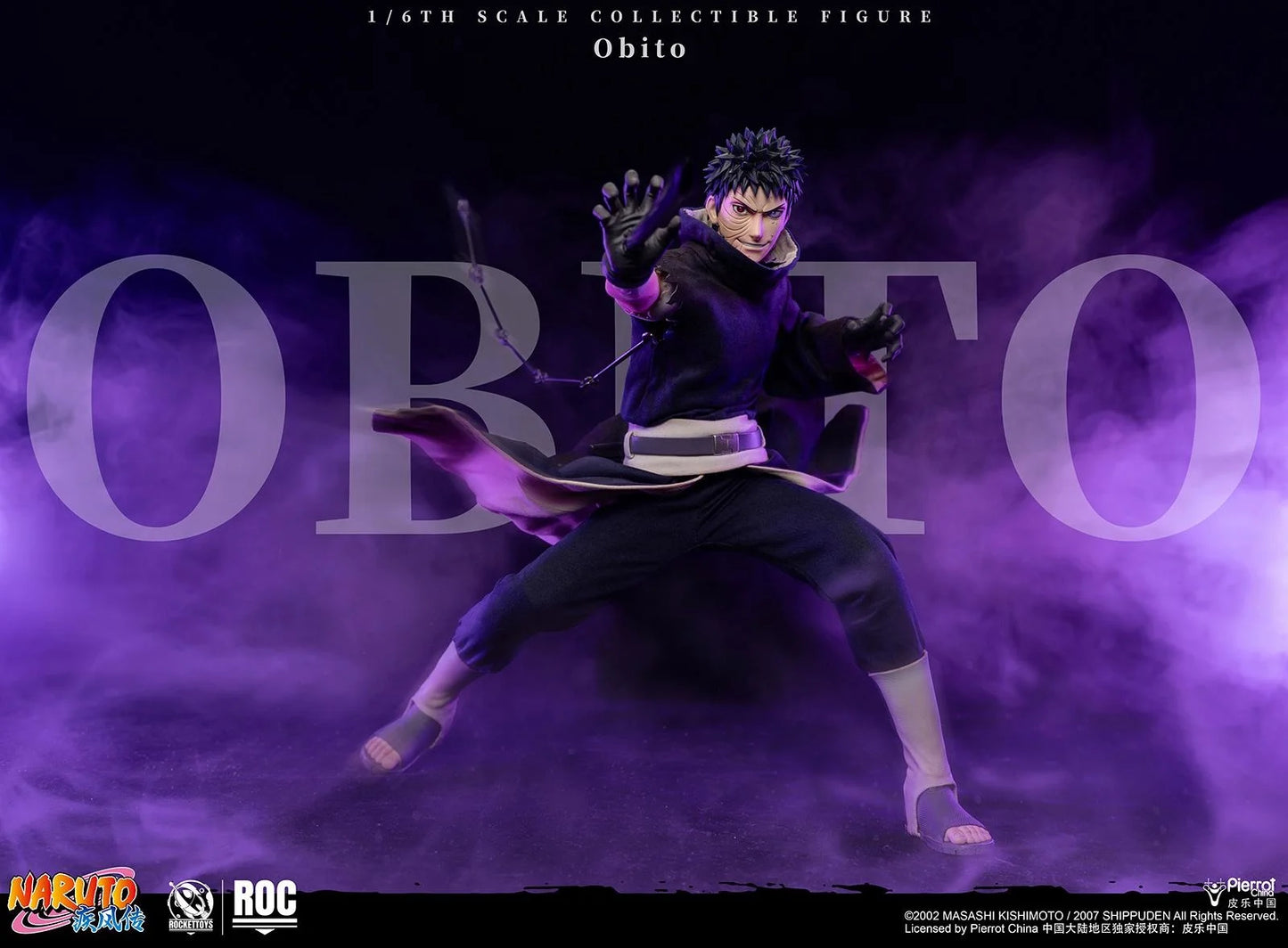 PRE ORDER – ROCKETTOYS ROC-022 1/6 NARUTO SHIPPUDEN OBITO