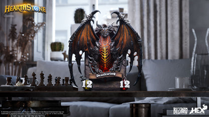 PRE ORDER – HEX COLLECTIBLES X BLIZZARD HEARTHSTONE DEATHWING CARD ART STATUE HEXFRAME05