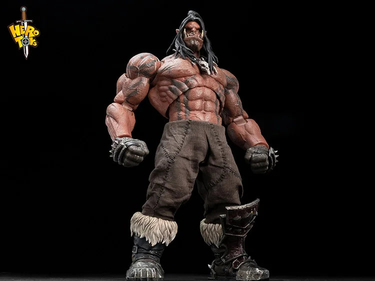 PRE ORDER – 1/10 WORLD OF WARCRAFT - TRIBAL BATTLE SONG - WAR CHIEF - GROMMASH HELLSCREAM ACTION FIGURE