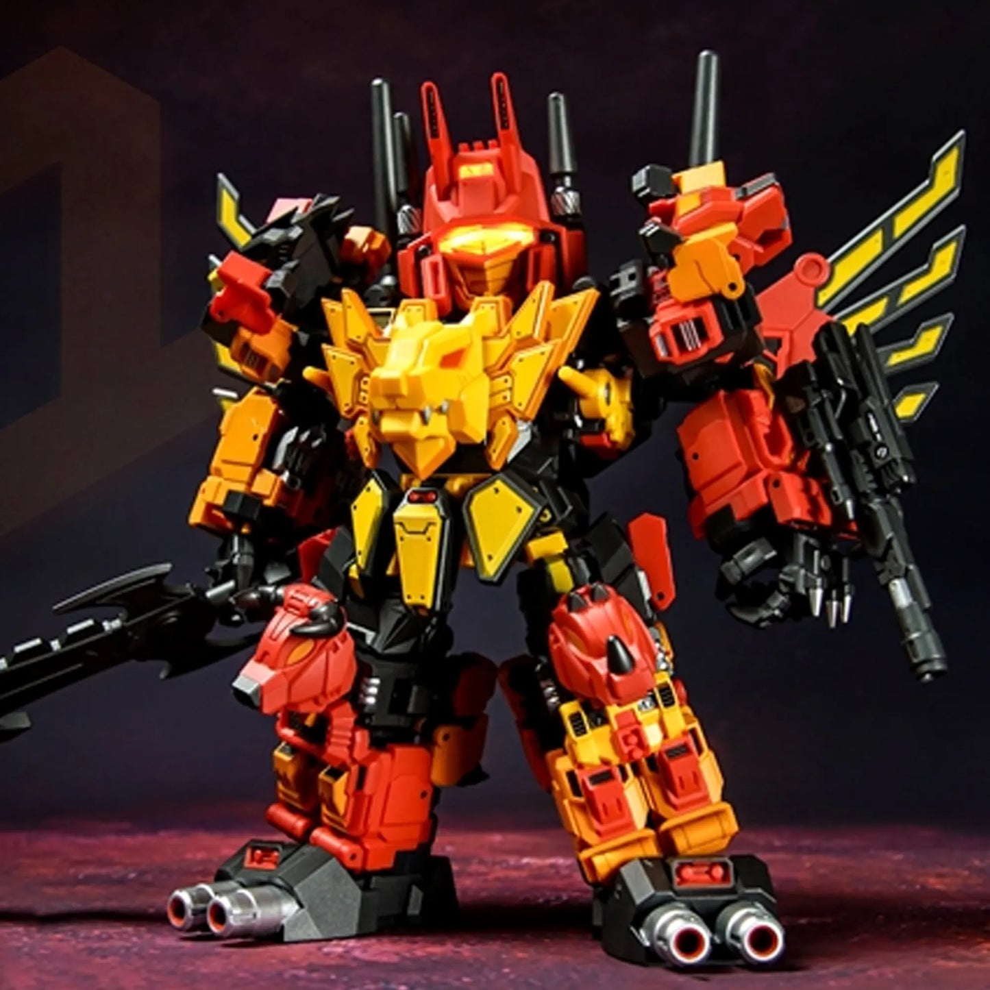 PRE ORDER – LASER CAT JGM-SKP01 FEROCY SET OF 5 TRANSFORMABLE ACTION FIGURE