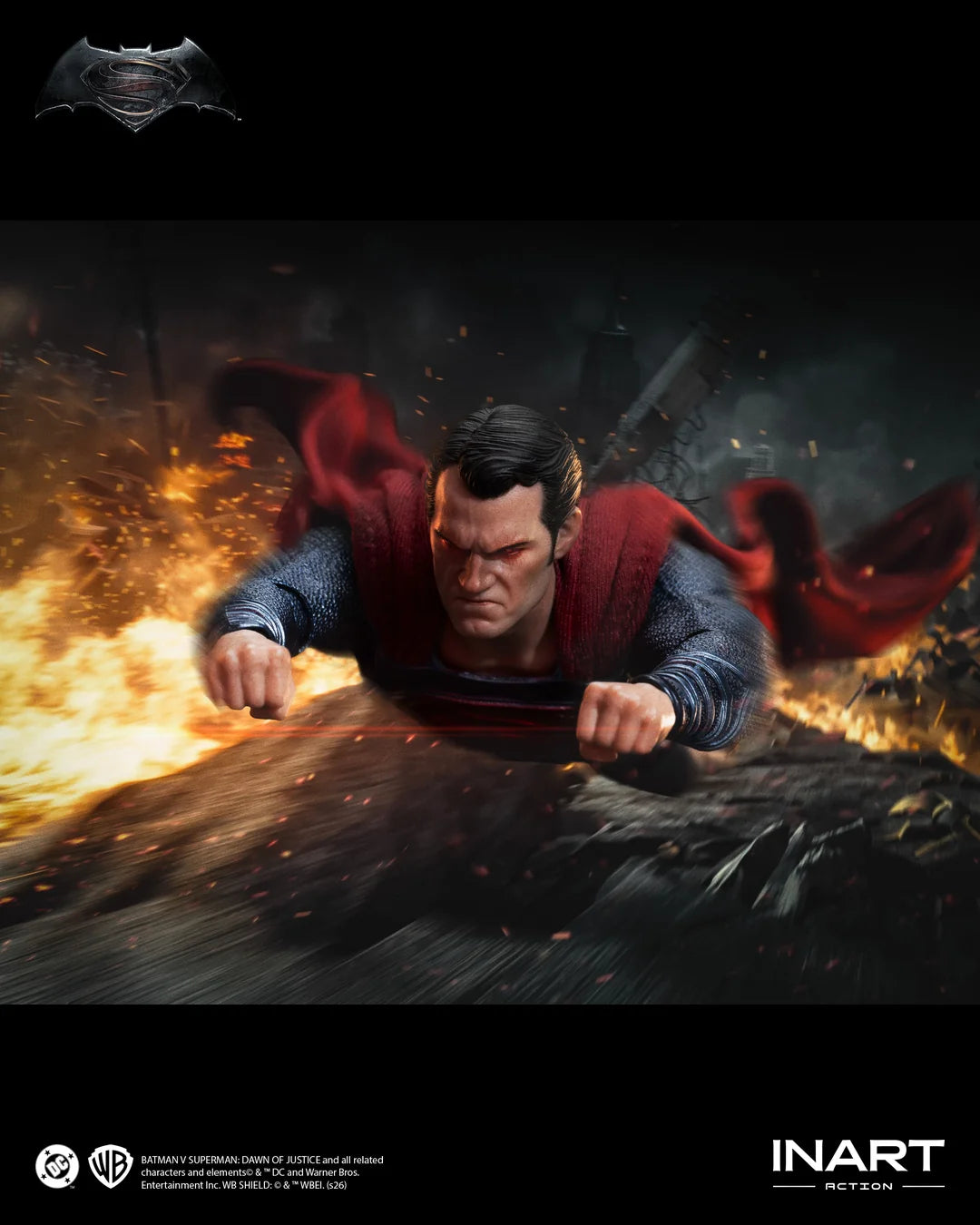 PRE ORDER – 1/12 INART BATMAN VS SUPERMAN: DAWN OF JUSTICE - SUPERMAN HG-M0005