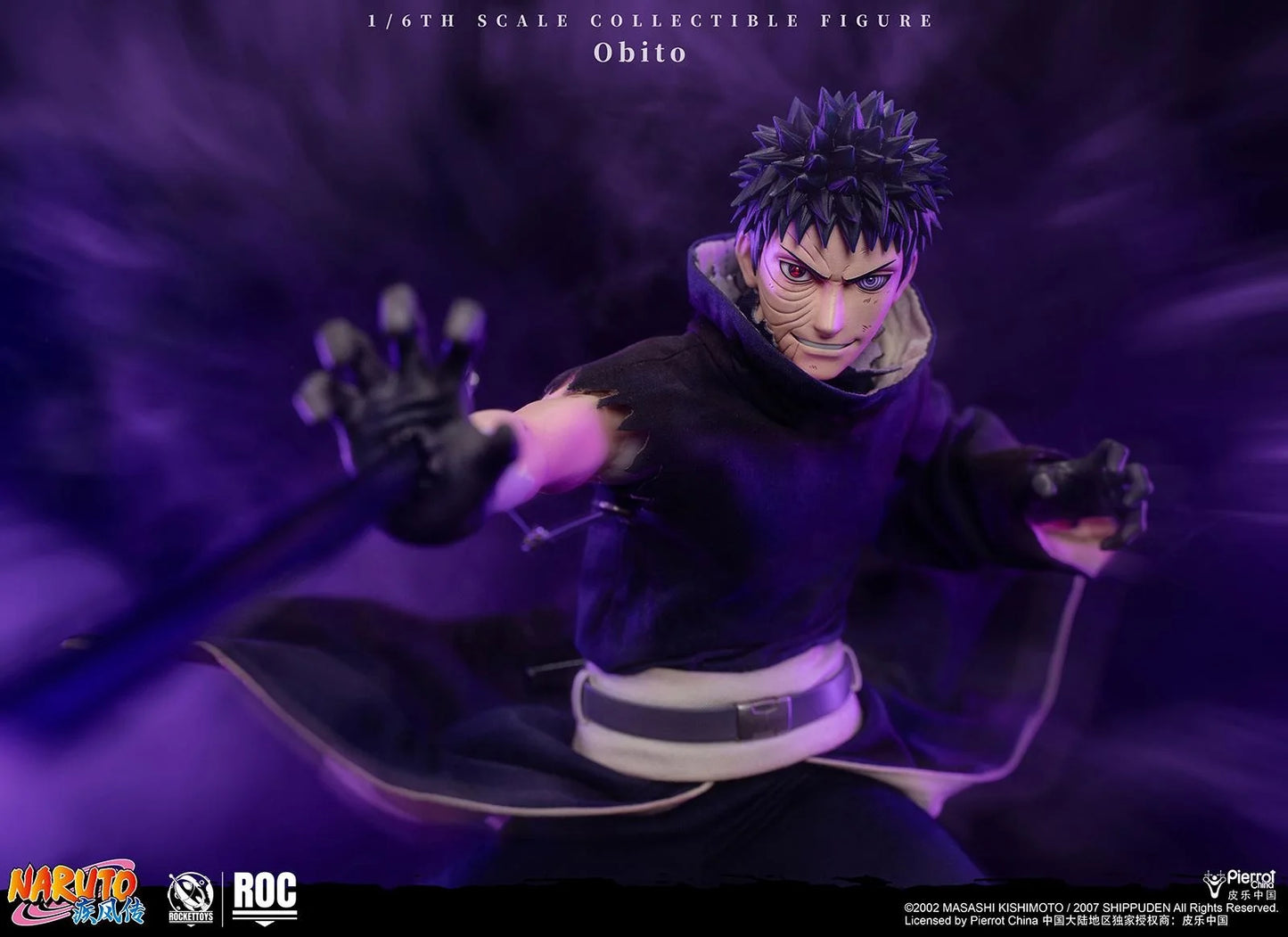 PRE ORDER – ROCKETTOYS ROC-022 1/6 NARUTO SHIPPUDEN OBITO
