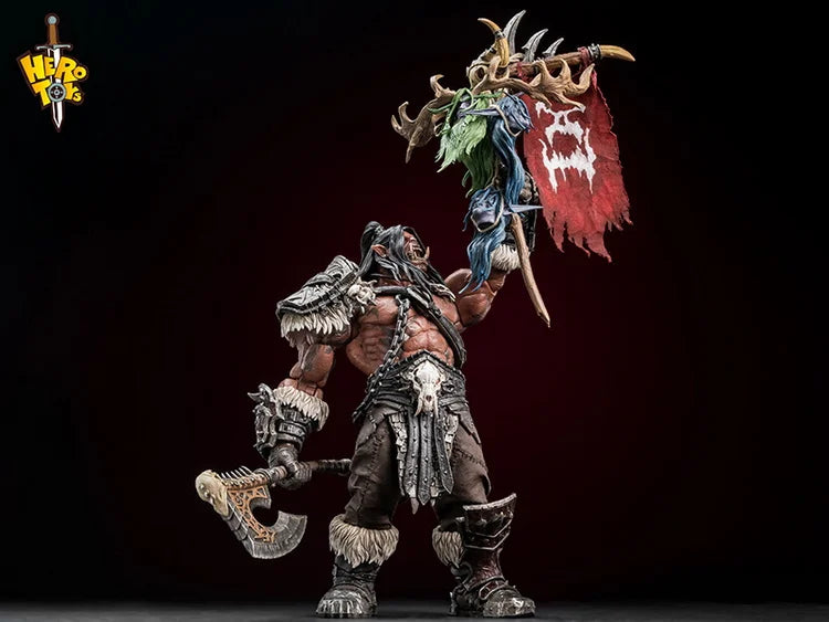 PRE ORDER – 1/10 WORLD OF WARCRAFT - TRIBAL BATTLE SONG - WAR CHIEF - GROMMASH HELLSCREAM ACTION FIGURE