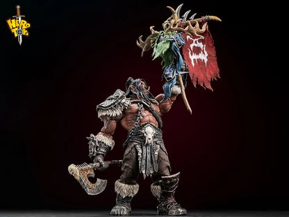 PRE ORDER – 1/10 WORLD OF WARCRAFT - TRIBAL BATTLE SONG - WAR CHIEF - GROMMASH HELLSCREAM ACTION FIGURE