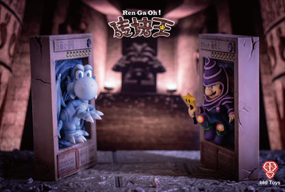 PRE ORDER – REN-GA-OH! BLACK PLUMBER & BLUE EYE DRAGON TURTLE - YU-GI-OH X SUPER MARIO (DARK MAGICIAN X SUPER MARIO & BLUE EYES WHITE DRAGON X YOSHI)