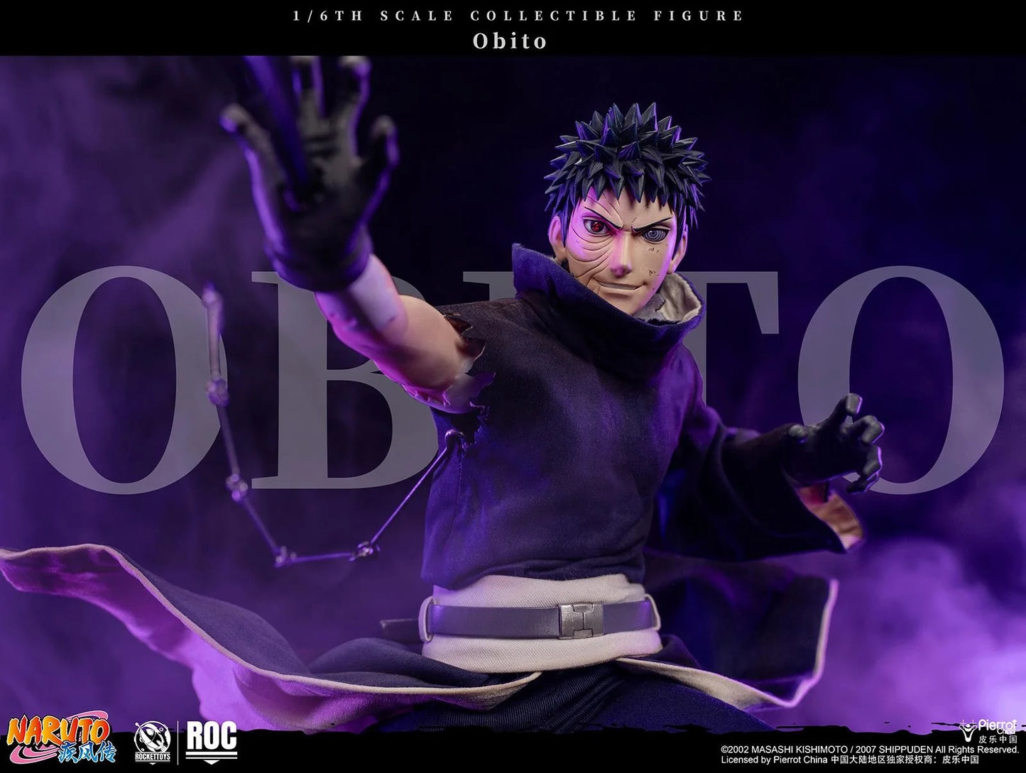 PRE ORDER – ROCKETTOYS ROC-022 1/6 NARUTO SHIPPUDEN OBITO