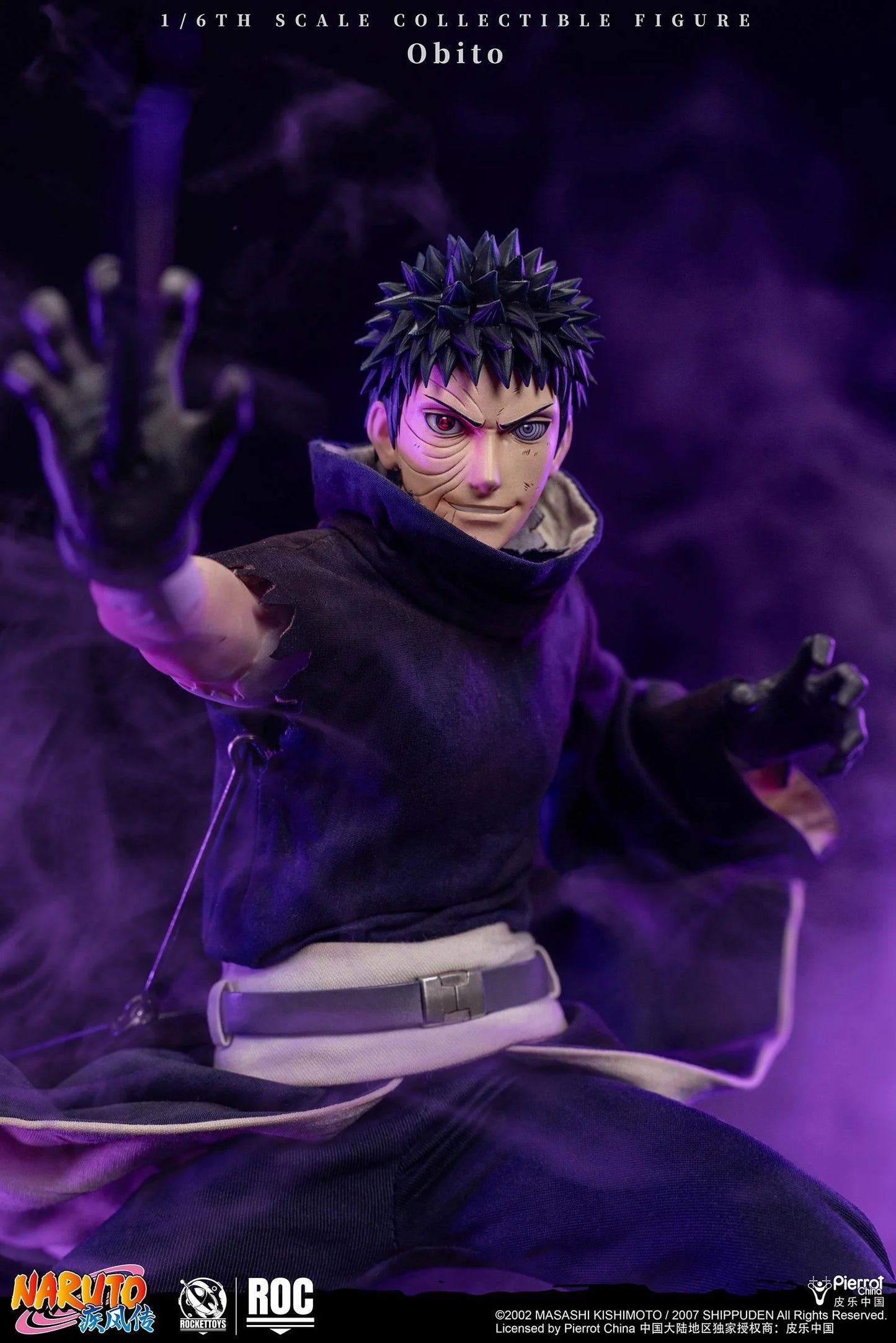 PRE ORDER – ROCKETTOYS ROC-022 1/6 NARUTO SHIPPUDEN OBITO