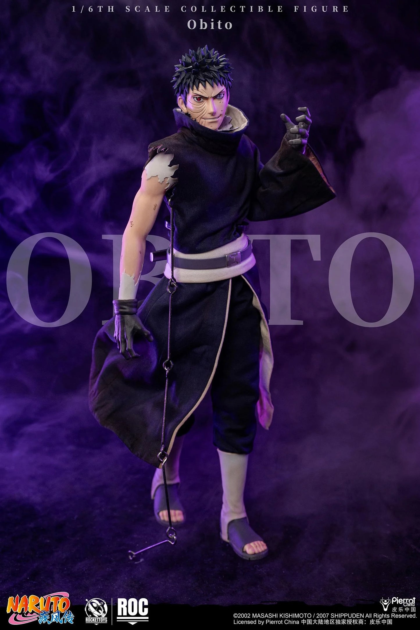 PRE ORDER – ROCKETTOYS ROC-022 1/6 NARUTO SHIPPUDEN OBITO