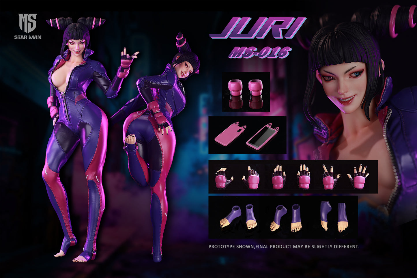 PRE ORDER – 1/6 FEMALE FIGHTER ZHU ACTION FIGURE MS-016 (STREET FIGHTER)