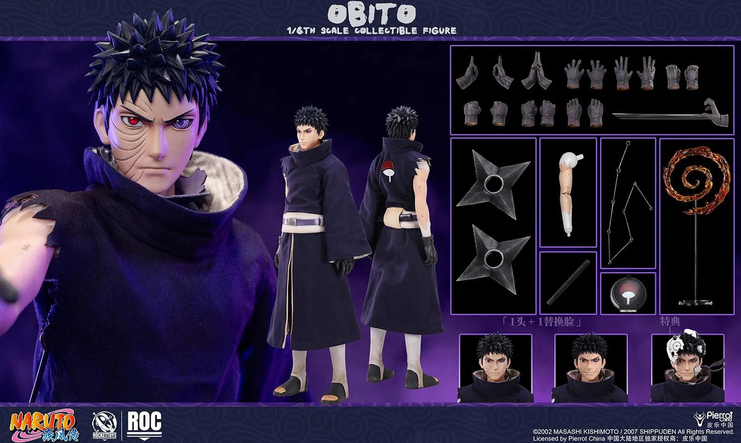 PRE ORDER – ROCKETTOYS ROC-022 1/6 NARUTO SHIPPUDEN OBITO