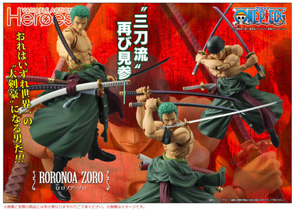 BACK ORDER – VARIABLE ACTION HEROES ONE PIECE RORONOA ZORO (REPEAT)