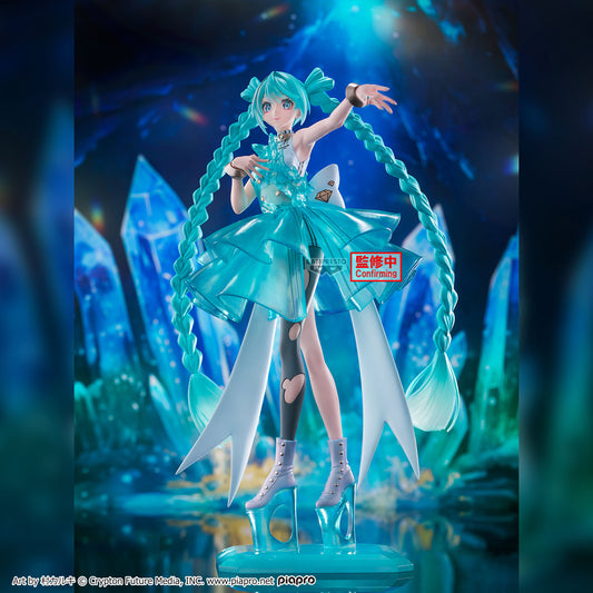 PRE ORDER – HATSUNE MIKU BANPRESTO EVOLVE CLEARLUXE - EMERALDGEM - FIGURE