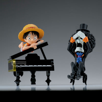 PRE ORDER – ONE PIECE WORLD COLLECTABLE FIGURE LOG STORIES - MONKEY D.LUFFY & BROOK - THAT’S GREAT!! AFTER ALL THIS TIME, HE'S STILL…!!!