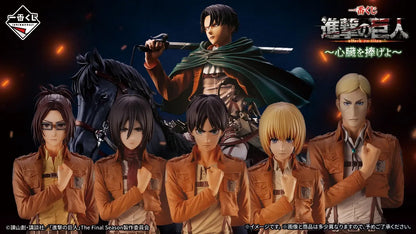 PRE ORDER – ICHIBANKUJI ATTACK ON TITAN - DEDICATE YOUR HEART - FULL CARTON BUY-OUT (70 PCS + LAST ONE)