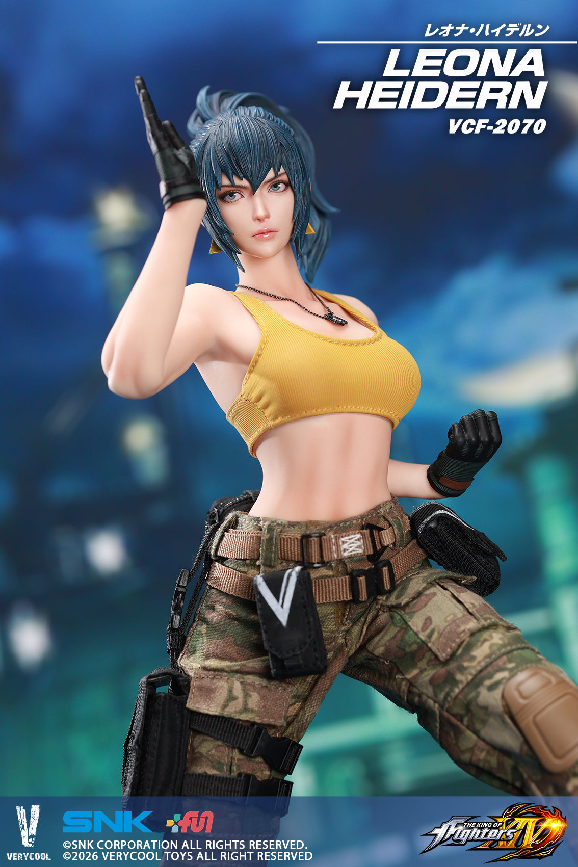 PRE ORDER – 1/6 THE KING OF FIGHTERS XIV LEONA HEIDERN SNK OFFICIALLY LICENSED ACTION FIGURE