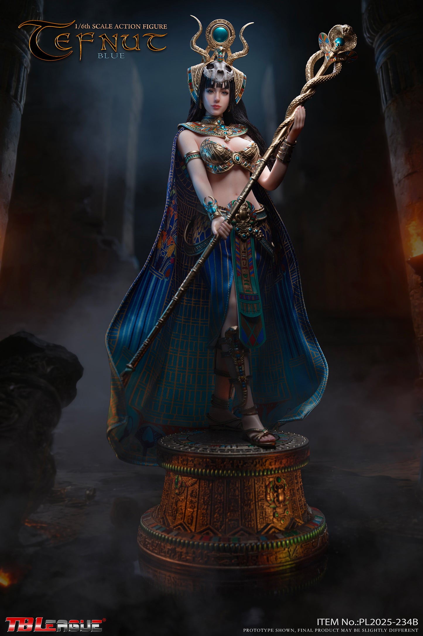 PRE ORDER – TBLEAGUE 1/6 EGYPTIAN GODS: TEFNUT (BLUE) PL2025-234B