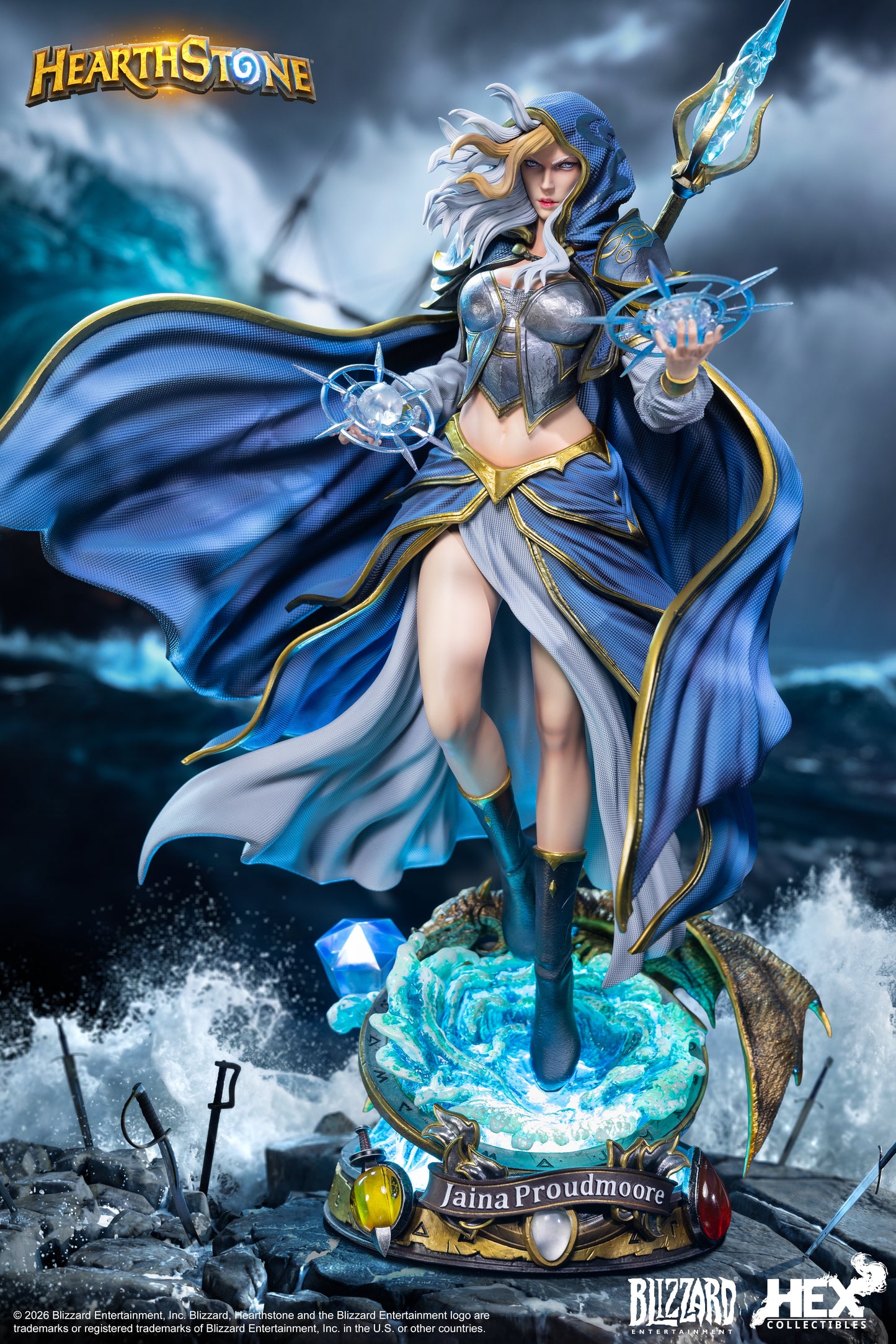 PRE ORDER – 1/6 HEX COLLECTIBLES X BLIZZARD GAMES HEARTHSTONE JAINA PROUDMOORE STATUE HEXHS13