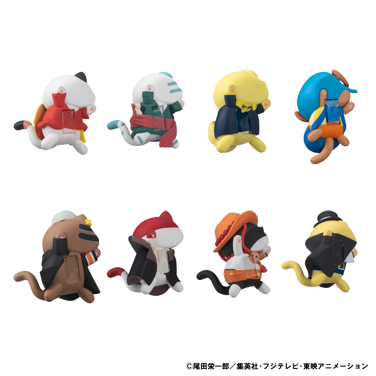 PRE ORDER – MEGA CAT PROJECT ONE PIECE NYAN PIECE NYAN! STICKIE! (SET OF 8)
