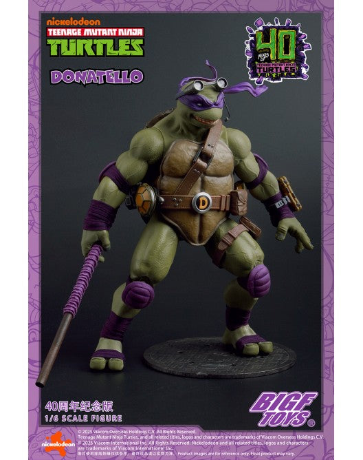 PRE ORDER – 1/6 TMNT DONATELLO 40TH ANNIVERSARY EDITION ACTION FIGURE BIGF-003