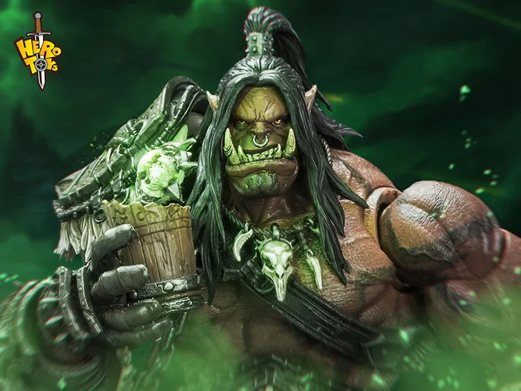 PRE ORDER – 1/10 WORLD OF WARCRAFT - TRIBAL BATTLE SONG - WAR CHIEF - GROMMASH HELLSCREAM ACTION FIGURE